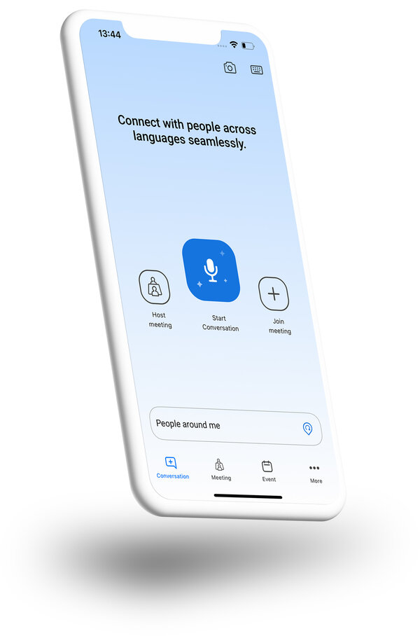 Dashboard-Ansicht in der TONI live App